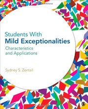 Cover of Students With Mild Exceptionalities by Sydney S. Zentall