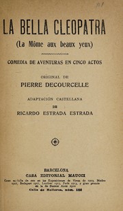 Front cover of La bella Cleopatra (La môme aux beaux yeux) by Pierre Decourcelle