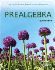 Cover of Prealgebra by Stefan Baratto