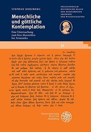 Front cover of Menschliche Und Gottliche Kontemplation by Stephan Herzberg