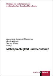 Front cover of Mehrsprachigkeit und Schulbuch by Werner Wiater