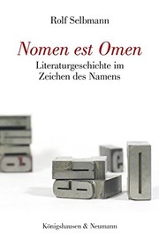 Cover of Nomen est Omen by Rolf Selbmann