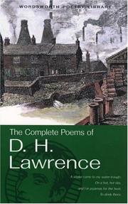 Front cover of The complete poems of D.H. Lawrence by D. H. Lawrence