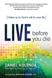 Cover of Live Before You Die by Daniel Kolenda