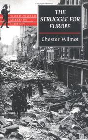 Front cover of The struggle for Europe by Chester Wilmot