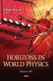 Cover of Horizons in World Physics by Albert Reimer