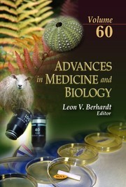 Cover of Advances in Medicine and Biology by Leon V. Berhardt