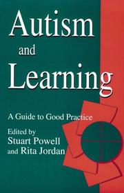 Cover of Autism and learning by Stuart Powell