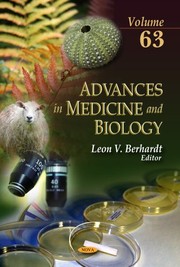 Cover of Advances in Medicine and Biology by Leon V. Berhardt