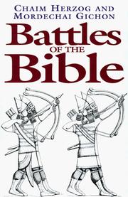 Cover of Battles of the Bible by Chaim Herzog