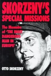 Front cover of Skorzeny's special missions by Otto Skorzeny