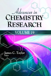 Cover of Advances in Chemistry Research by Taylor, James C.