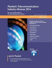 Front cover of Plunkett's Telecommunications Industry Almanac 2014 by Jack W. Plunkett