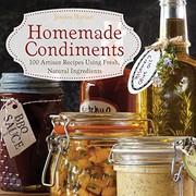 Cover of Homemade Condiments by Jessica Harlan