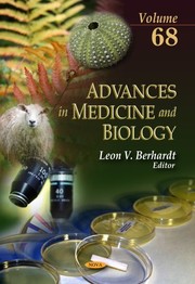 Cover of Advances in Medicine and Biology by Leon V. Berhardt