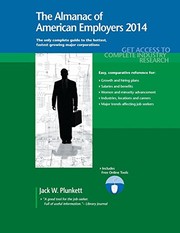 Cover of The Almanac of American Employers 2014 by Jack W. Plunkett