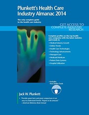 Cover of Plunkett's Health Care Industry Almanac 2014 by Jack W. Plunkett