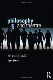 Front cover of Philosophy and Theatre by Tom Stern