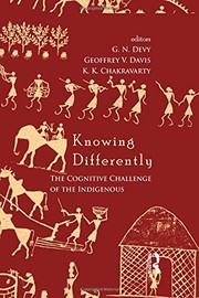 Cover of Knowing Differently by G. N. Devy