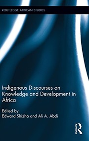 Front cover of Indigenous Discourses on Knowledge and Development in Africa by Edward Shizha