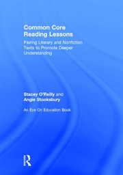 Cover of Common Core Reading Lessons by Stacey O'Reilly