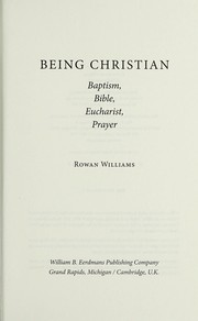 Cover of Being Christian by Rowan Williams
