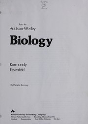 Cover of Addison-Wesley biology by Edward J. Kormondy