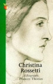 Cover of Christina Rossetti by Frances Thomas