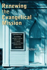 Cover of Renewing the Evangelical Mission by Richard Lints