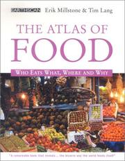 Cover of The atlas of food by Erik Millstone
