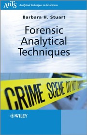 Cover of Forensic Analytical Techniques by Barbara H. Stuart