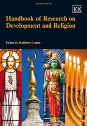 Front cover of Handbook of Research on Development and Religion by Matthew Clarke