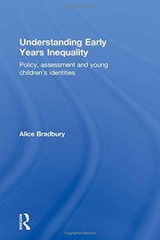 Front cover of Understanding Early Years Inequality by Alice Bradbury