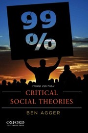 Cover of Critical Social Theories by Ben Agger