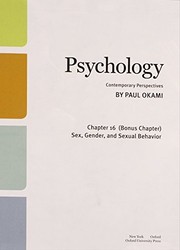 Cover of Psychology by Paul Okami