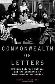 Front cover of Commonwealth of Letters by Peter J. Kalliney