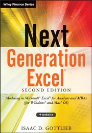 Cover of Next Generation Excel by Isaac Gottlieb