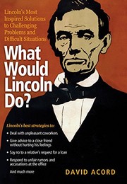 Cover of What would Lincoln do? by David Acord