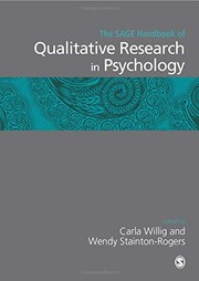 Cover of The Sage Handbook of Qualitative Research in Psychology by Carla Willig