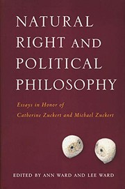 Front cover of Natural Right and Political Philosophy by Ann Ward