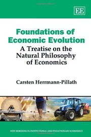 Cover of Foundations of Economic Evolution by Carsten Herrmann-Pillath