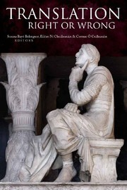 Front cover of Translation Right or Wrong by Susana Bayó Belenguer
