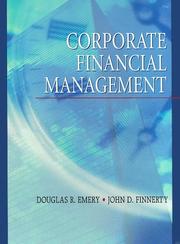 Front cover of Corporate financial management by Douglas R. Emery
