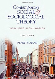 Front cover of Contemporary social and sociological theory by Kenneth Allan