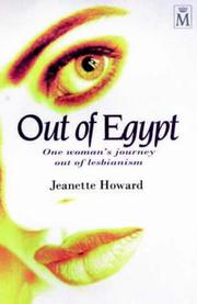 Cover of Out of Egypt by Jeanette Howard