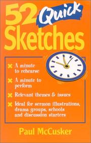 Cover of 52 Quick Sketches by Paul McCusker