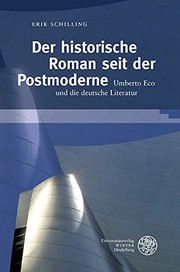 Front cover of Der Historische Roman Seit Der Postmoderne by Erik Schilling