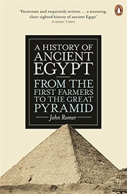 Front cover of A history of ancient Egypt by John Romer