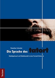 Cover of Die Sprache des Tatort by Maximilian Schneider