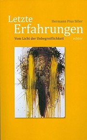 Front cover of Letzte Erfahrungen by Hermann Pius Siller